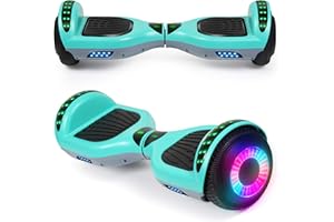 SISIGAD A12 Mixed Color Hoverboard, with Bluetooth and Colorful Lights Self Balancing Scooter