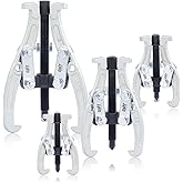 Orion Motor Tech Gear Puller Set, 3" 4" 6" 8" 3 Jaw Puller Kit for Pulley Gear Bearing Flywheel Removal, Heavy Duty Pulley Pu