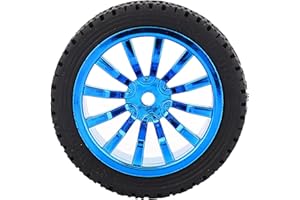 Smart Car Kit with 200RPM Encoder Gear Motor, DC12V DIY Robot Car Wheel Kit 65mm Includes Mounting Bracket, Passive Component