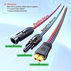 Bateria Power Solar to XT60 Charge Extension Cable