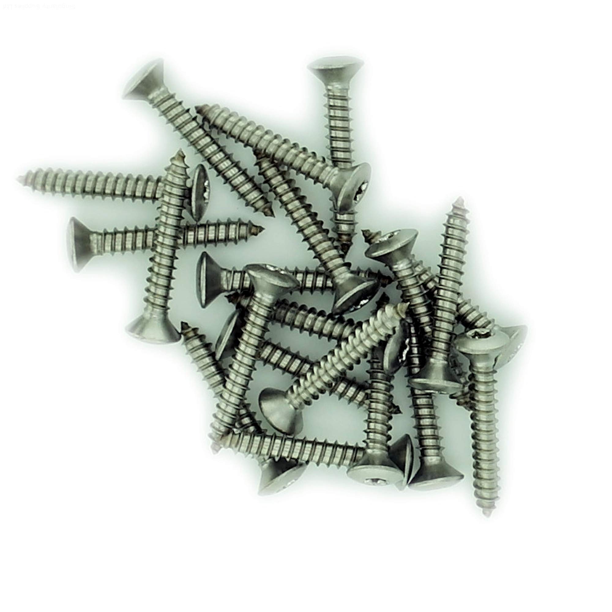 No.10 x 2.75 (4.8mm x 70mm) TX Raised Countersunk Self-Tapping Screw - Stainless Steel (A2) (Pack of 20) โ image 1