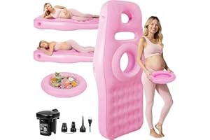 Inflatable Pregnancy Pillow with Belly & Head Hole, Prone Pregnancy Pillow for Stomach Sleepers, Belly Pillow Pregnancy Mattr