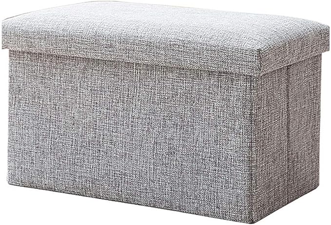 Xinllm sitztruhe mit stauraum sitzpuff graue Ottomane Puffs