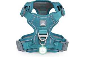 Pawaii Dog Harness for Small Dogs No Pull, No Pull Dog Harness with Pet ID Tag, No Choke Front Clip Harness Dog, Adjustable Soft Padded Pet Vest with Easy Control Handle