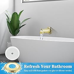 Enhon Metal Tub Spout Cover Ring, Bathroom Faucet