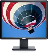 Dell E1715S 17" SXGA 1280x1024 Monitor DisplayPort VGA 5ms 60Hz Black 3 Yr view 1