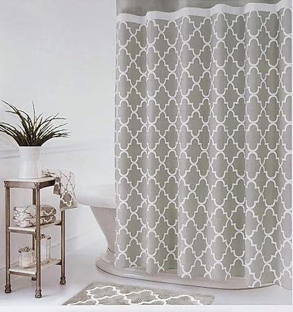 Amazon Com One Home Julius Heavy Duty Cotton Fabric Shower