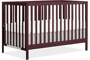 JPMA & Greenguard Gold Certified Dream On Me Synergy MOD Crib, Made with Sustainable New Zealand Pinewood