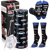 Chuarry Graduation Police Gift Set for Men, 20 oz Stainless Steel Tumbler and Socks, Police Academy Graduation Gift, Law Enforcement Christmas Birthday Party Favor for Cop
