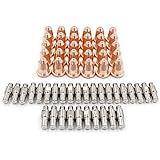 WS Electrode PR-0110, Nozzle PD-0116-08 fit Trafimet S45 plasma cutting torch 40pcs