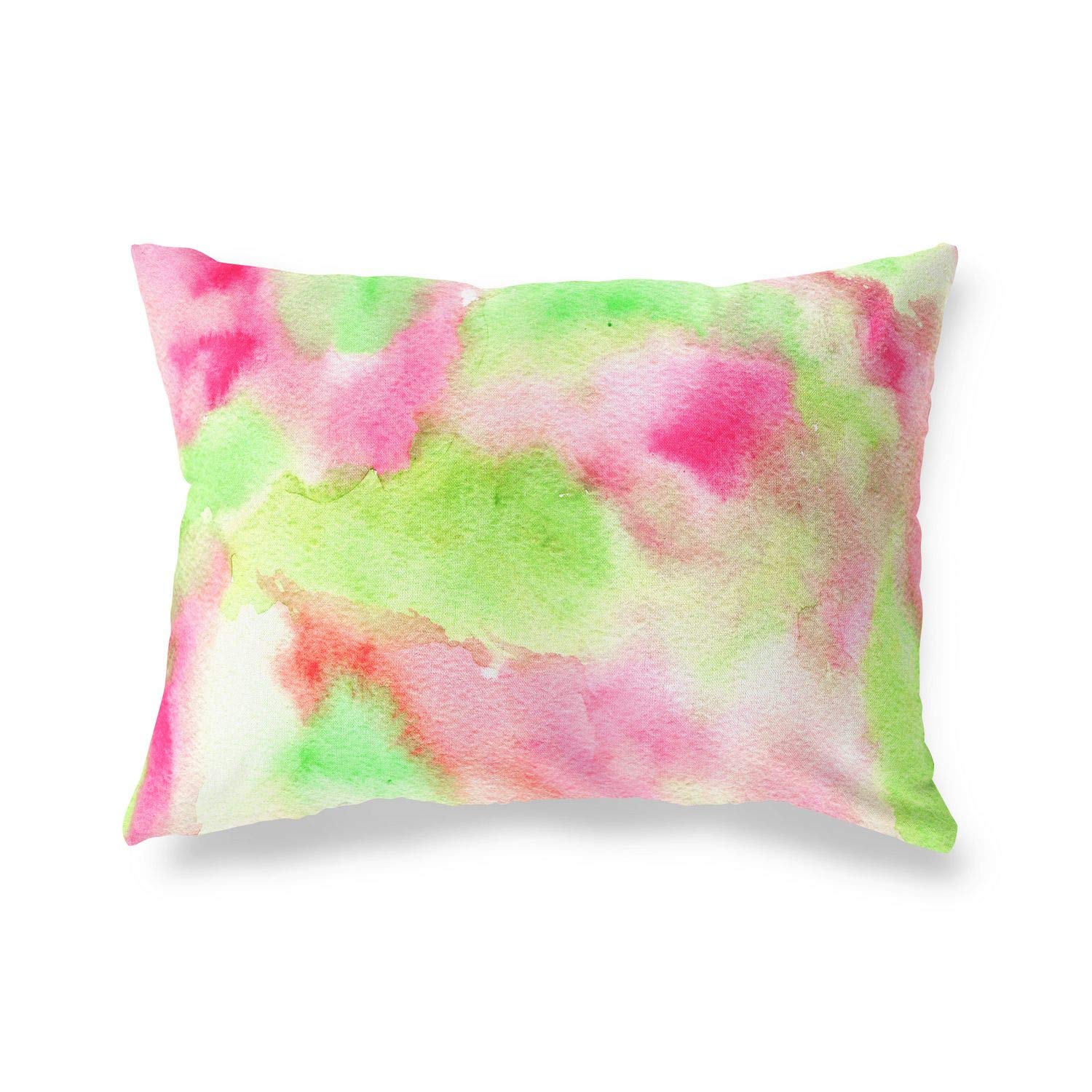 Bonamaison Decorative Cushion Cover Watercolor Theme, Throw Pillow Covers, Home Decorative Pillowcases for Livingroom, Sofa, Bedroom, Size:35x50 Cm - Designed and Manufactured in Turkey