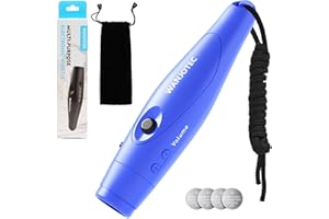 WANJOTEC Electronic Whistle for Teacher Coache, 3 Tones Adjustable 130db Loudest High Volume Handheld Emergency Electric Whistles for Referee, P.E.Outdoor Sports Whistles with Lanyard