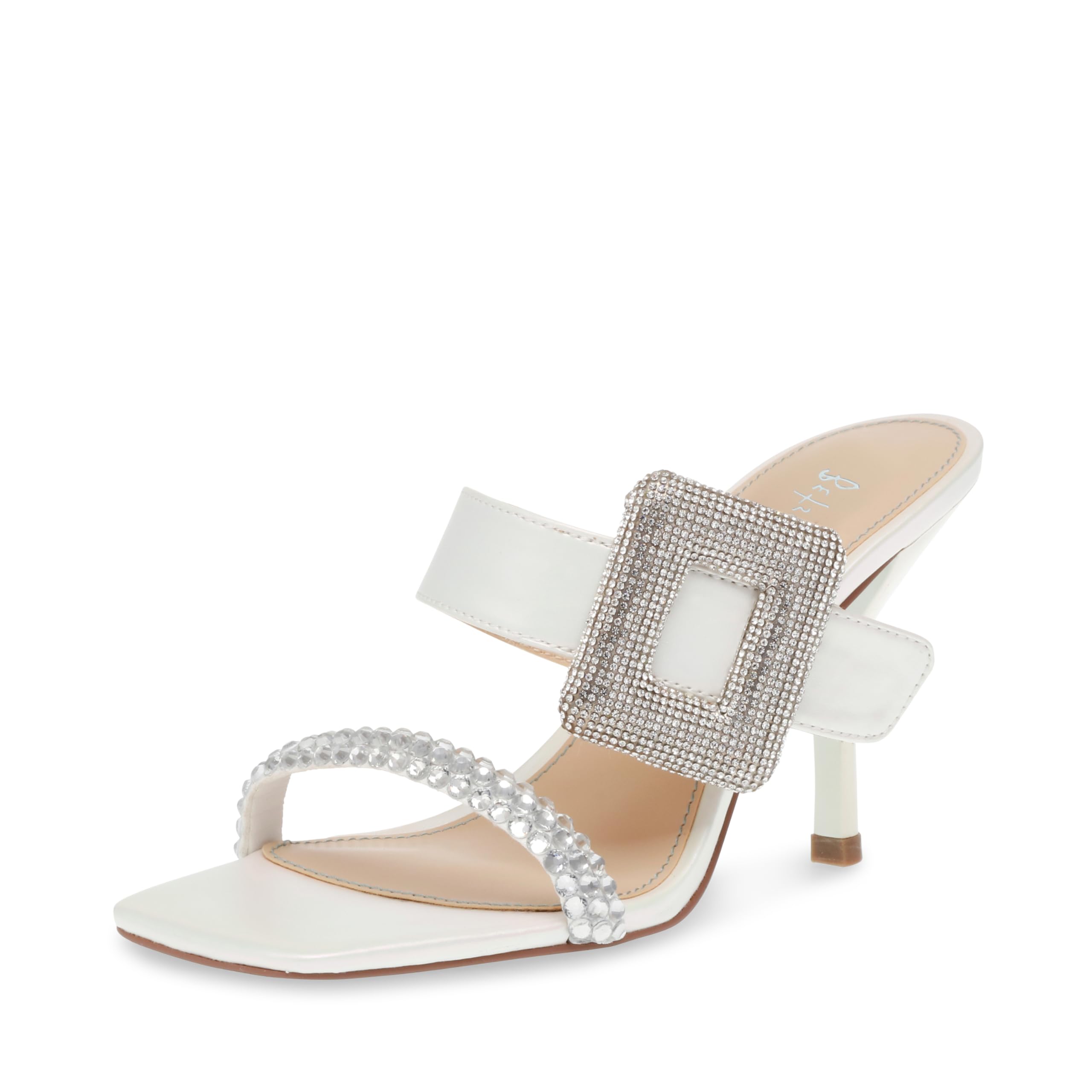 Photo 1 of Betsey Johnson Women's Anny Heeled Sandal, Ivory, 11