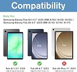 ProCase Tempered Glass Screen Protector 8.7 inch Galaxy Tab A11 A9 2023 2 Pack view 2