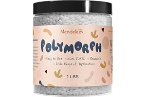 MENDELEEV STYLE 16 Oz Polymorph Reusable Moldable Plastic Thermal Beads 1 lbs