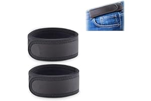 Men and Women Elastic No Buckle Invisible Belt ，Next Generation Buckle，Adjustable Invisible Stretch Side