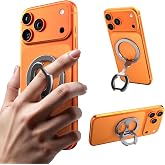 CloudValley for Magsafe Phone Grip Holder - Adjustable Dual-Sided Magnetic Finger Ring Stand 4-in-1, Compatible with iPhone 18-12 &amp; MagSafe Car Mounts