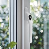 FixRello PVC Window Handles for uPVC Windows White with Black Button view 3