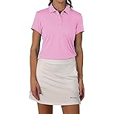 Columbia Women's Golf Birdie Polo Omni Wick Performance Breathable Short Sleeve