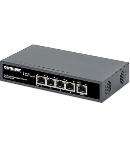 Amazon.com: Intellinet PoE-Powered 8 Port Gigabit Switch with PoE