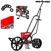 CHAPIN 8701B Push Garden Seeder for Row Planting, 20 Seed Varieties | Plant rows faster with interchangeable seed plates for multiple seed types, plus a rust-resistant hopper for garden use