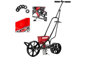 Chapin 8701B Garden Push Seeder with 6 Seed Plates for Up to 20 Varieties of Seeds, (1 Garden Seeder/Package)