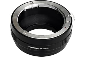 Fotasy PK Lens to M4/3 Adapter, PK to MFT, Compatible with Pentax PK lens Panasonic G7 G9 GF8 GF90 GH5 II GX7 GX8 GX9 GX850 G90 G91 G95 G100 Olympus E-M1 E-M5 E-M10 I II III E-PM2 E-PM1 Pen-F E-M1X