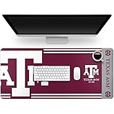FOCO NCAA Official Established Primary Logo Wordmark Home Office Desk Pad Mouse Pad Mat 35" x 16" (Texas A&M Aggies, Texas A&M Aggies)