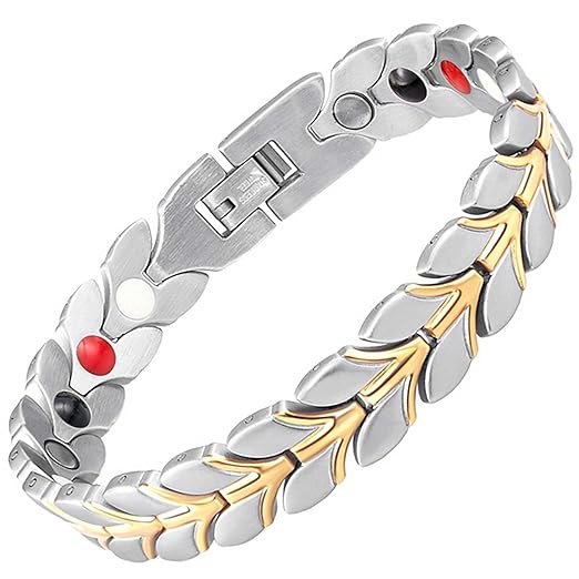 Damen Armband negativer Ion-magnetisch Heilkräfte Armband Schmerzlinderung Detox Energie Magnettherapie Gesundheit Armband fü