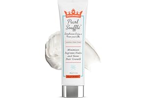 Shaveworks Pearl Soufflé Shaving Cream for Women – Soothing, Hydrating Shave Lotion for Legs, Underarms, Bikini Area – Reduces Irritation, Slows Future Hair Growth 5.3 Fl Oz