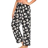 ENJOYNIGHT Women Fleece Pajama Pant Fluffy Sleep Bottoms Plush Lounge Sleep Pants