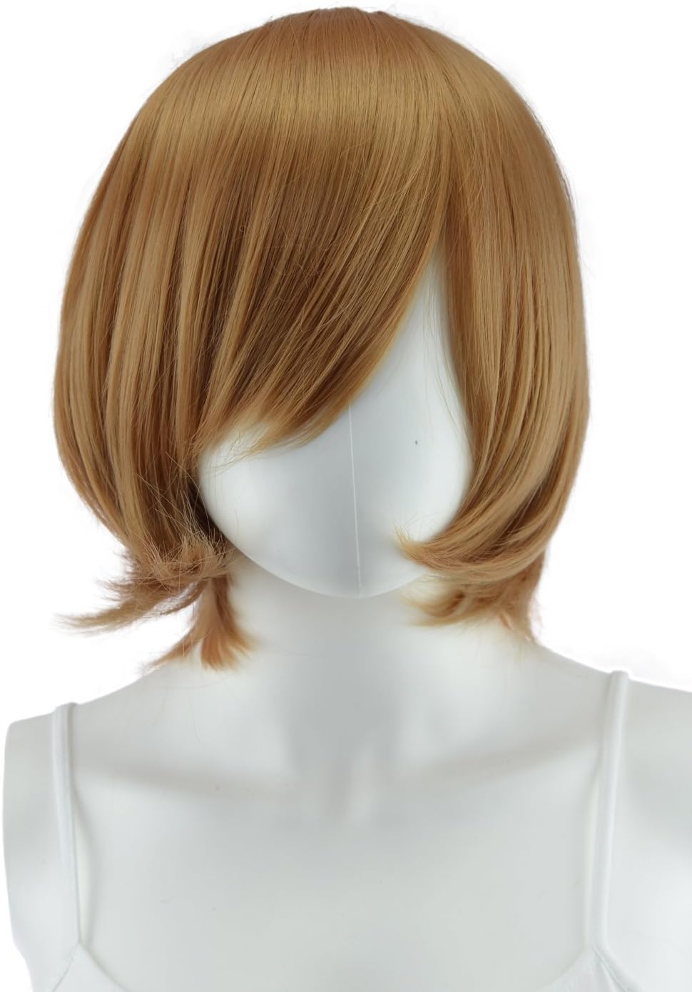 EpicCosplay Chronos Caramel Brown Layered Bob Costume Wig (02CRB)