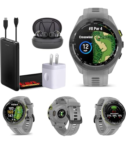 Amazon.com: Garmin Approach S70 47MM Black- Golf GPS Fitness