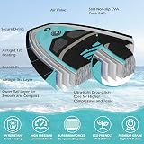 Marcello Inflatable Paddle Board 10'6 x 33 x 6 with Pump Leash Case Backpack view 3