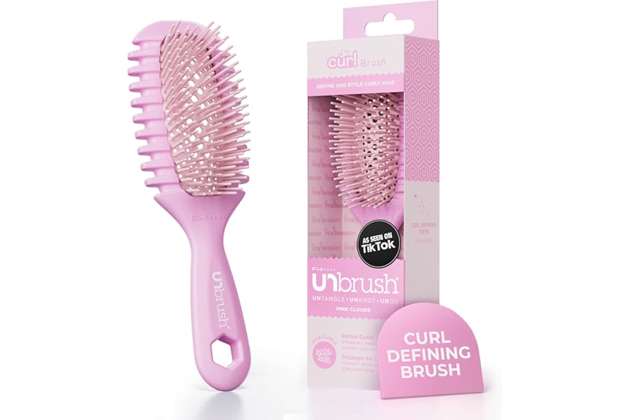 FHI Heat UNbrush Curl Collection for Pain-Free Brushing and Curl Enhancing Styling for Curly Hair Types