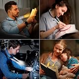 Gritin Neck Reading Light USB C Rechargeable 3 Color Temp Stepless Dimming view 7
