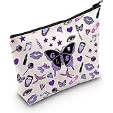 WZMPA Concert Musical Cosmetic Bag Singer Fans Gift Singer Album Makeup Zipper Pouch Bag Song Lyric Merchandise (Gu)