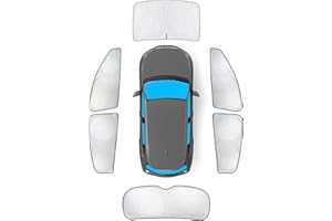 KMF Windshield Sun Shade Replacement for Honda HR-V Accessories 2016-2022, Side Window Sun Shade Cover Sun Visor Shield Cover, Rear Window Sunshade for Camping/Baby UV Block and Privacy Protect