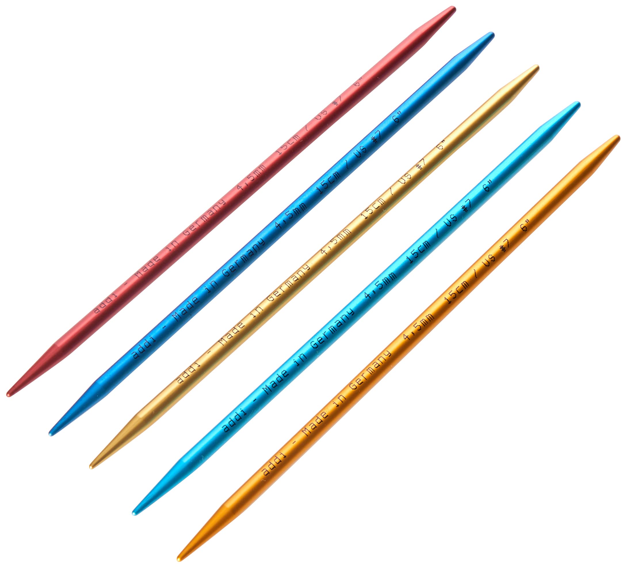 Addi - Colibri Double-Pointed (15cm, 4.50mm) Needle - 1 Unit