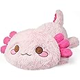 Cuckool Pink Axolotl Stuffed Animals, Microwavable Stuffed Animals Heating Pad for Cramps, Pain Stress Relief, Heatable & Coolable Lavender Scented Plush Toys for Anxiety, Women & Kids Bedtime