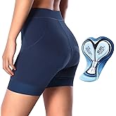 Witkey Padded Biker Shorts Women Cycling Shorts with 5D Gel Padding High Waisted Athletic Shorts Mountain and Road Bike