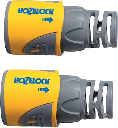 Hozelock Hose Connector Plus 12.5mm 15mm Soft Touch Twin Fittings 2050P0025