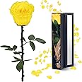 Single Rose Gifts for Her Christmas: Yellow Roses Valentines Day Birthday for Mom Girlfriend Wife Grandma