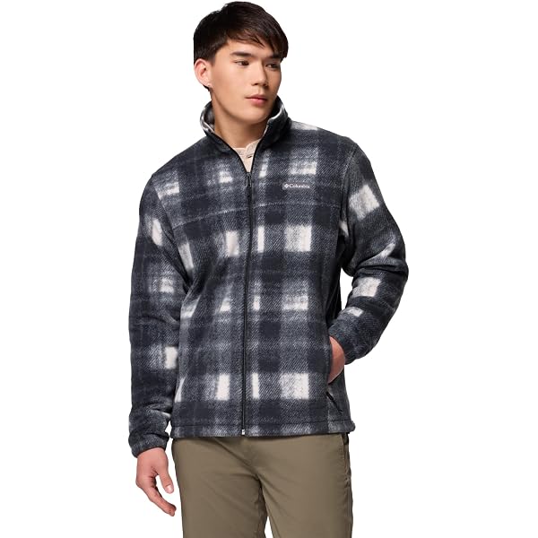 Amazon.com: Columbia Men's Steens Mountain Printed Jacket, Black