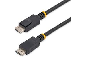 StarTech.com 15 ft DisplayPort 1.2 Cable with Latches - 4K x 2K (4096 x 2160) @ 60Hz - DPCP & HDCP - Male to Male DP Video Mo
