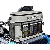 Kayak Cooler Behind Seat - Waterproof Cooler Bag Compatible with Lawn-Chair Seat Kayak,Kayak Accessories Camping Cooler, Portable Ice Chest for Fishing, Beach,Picnic, Trips (Orange, Medium)