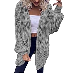 ADJHDFH Sweaters For Women Trendy Womens Open Front