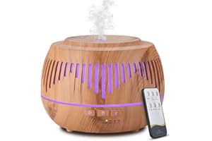 MOVOYEE Humidifiers for Bedroom Large Room Home Baby Kids Whole House Hotel Office Desk Plant,500ml Cute Aromatherapy Portabl