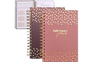 SHINE SPARKLE SLAY Daily Self Care Journal for Women - A5, Wellness Journal with Prompts - Goal Journal for Happiness,Mindfulness,Productivity & Personal Development - Reduce Stress & Improve Mental Health - Pink