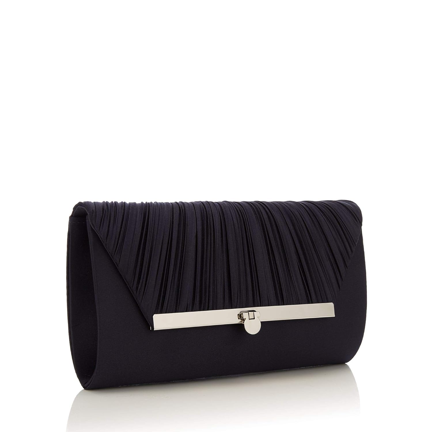 debut navy clutch bag